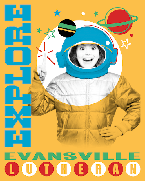 science poster explore yellow