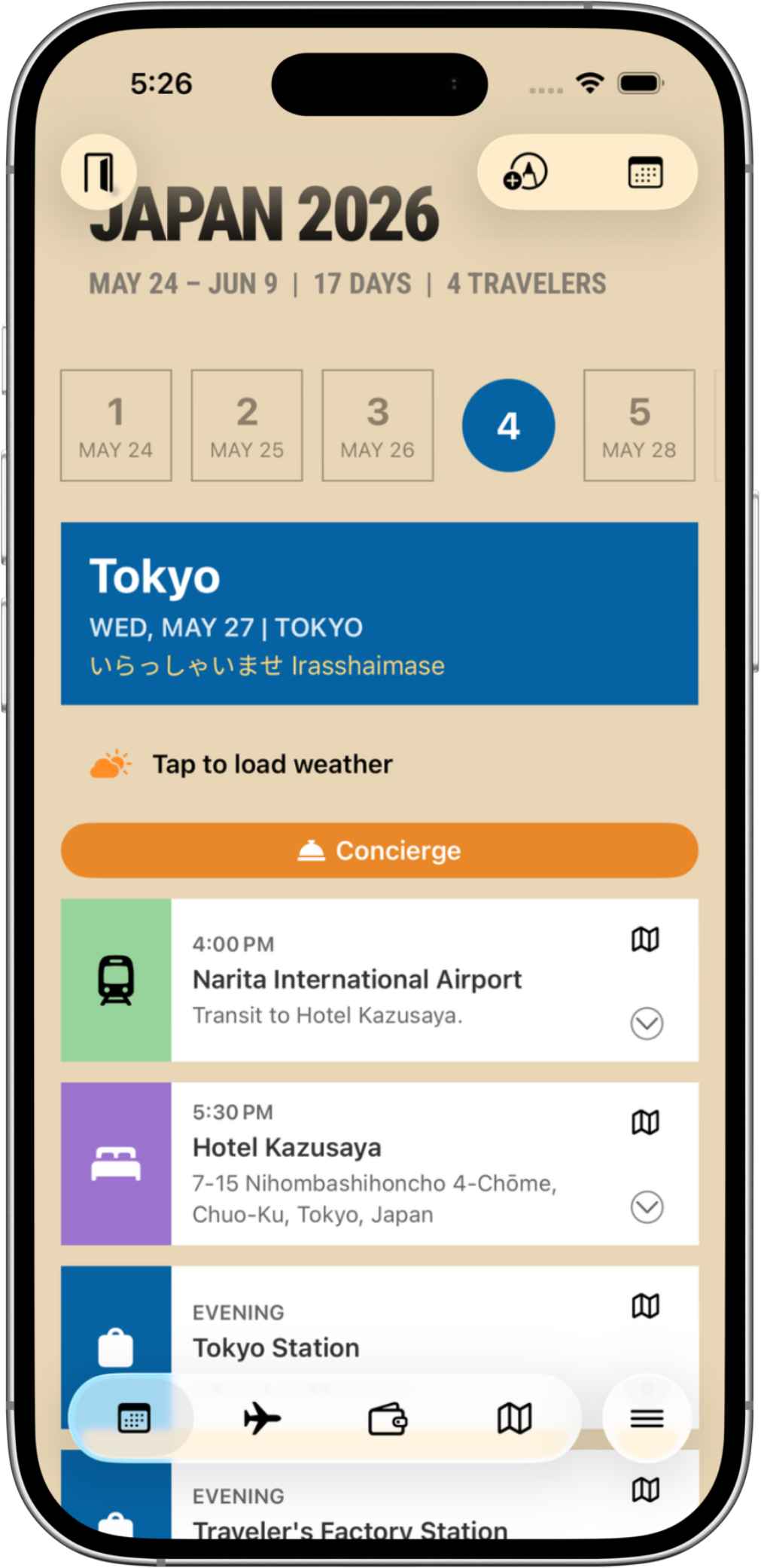 PlanPad emergency info